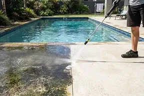 Pool Deck Cleaning